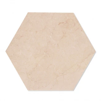 Marmor Hexagon Klinker Zaire Beige Matt-Satin 29x33 cm